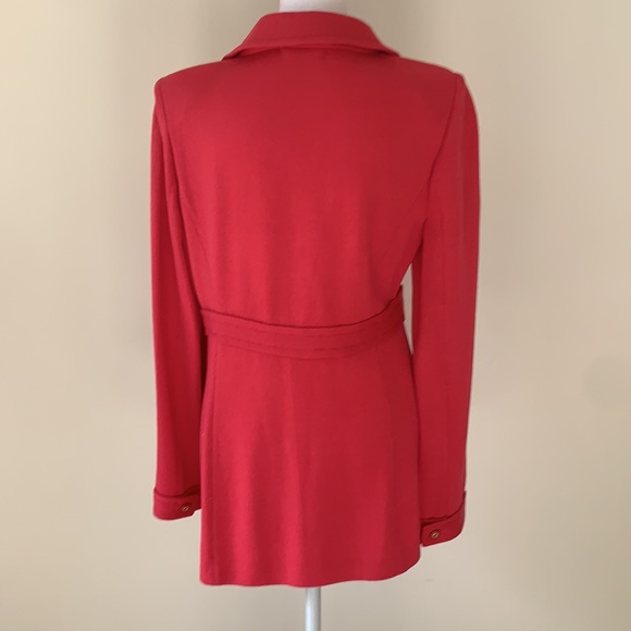 St. John Collection Jacket. NWT. Size 8. Lipstick Pink - Picture 2 of 9